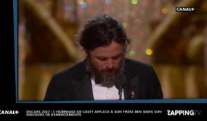 Oscars 2017 : Casey Affleck meilleur acteur, sa belle déclaration d’amour à son frère Ben Affleck
