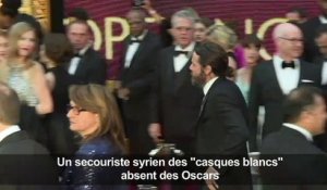 Un secouriste syrien des "casques blancs" absent des Oscars