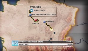 Paris-Nice 2017 - Le parcours de la 75e édition de Paris-Nice du 5 au 12 mars