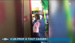 Un prof piège ses élèves en cassant un téléphone et fait le buzz sur internet - Regardez