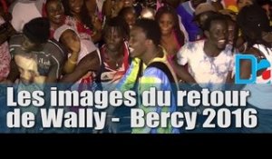 Les images de l'arrivée exceptionnelle de Wally (aprés Bercy 2016)