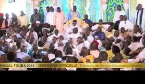 CEREMONIE OFFICIELLE   Discours de Serigne Mountakha Mbacké