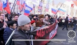 Sans frontière - Russie : manifestation en mémoire le mort de Boris Nemtsov