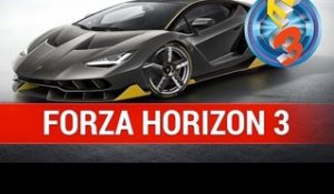 Forza Horizon 3 GAMEPLAY - E3 2016