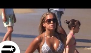 Raffaella Fico, Sylvie Van Der Vaart, en bikini à St-Tropez