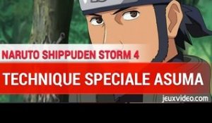 Naruto shippuden 4 : ASUMA - TECHNIQUE SPECIALE - Ligne Droite