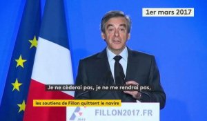 Présidentielle : les soutiens de François Fillon quittent le navire