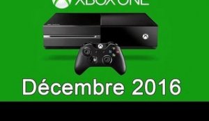 XBOX ONE - Les Jeux Gratuits de Décembre 2016