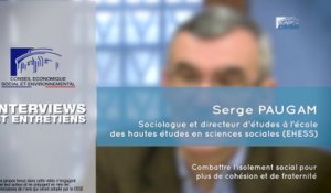 Questions à Serge PAUGAM (EHESS) - Lutte contre isolement social - cese