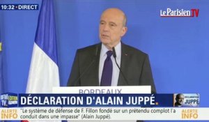 Alain Juppé :  « Je confirme que je ne serai pas candidat »