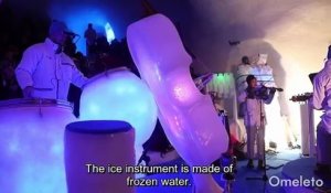 Cet artiste crée des instruments de musique avec de la glace. Vous n’allez pas en revenir