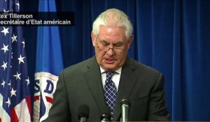 Le décret migratoire, mesure de «bon sens» affirme Tillerson