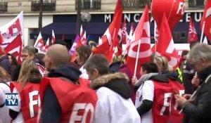 Les images de la manifestation des personnels soignants à Paris