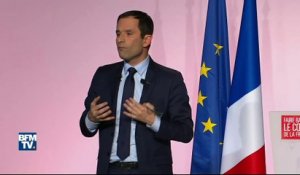 Pour Hamon, Macron est "le candidat chimère"