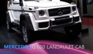 Mercedes-Maybach G 650 Landaulet Cabriolet en direct du Salon de Genève 2017