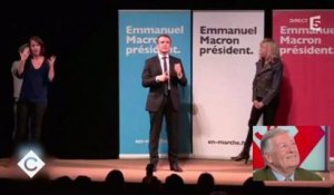 C à vous : le bisou entre Emmanuel et Brigitte Macron