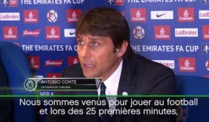 FA Cup - Conte : "Hazard n'a pas pu jouer pendant 25 minutes"