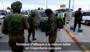 Tentative d'attaque à la voiture bélier en Cisjordanie occupée