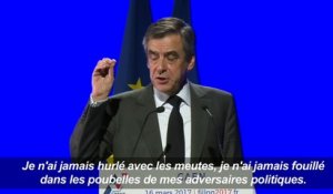 Fillon à Caen: "Macron, c'est la gauche hollandaise relookée"