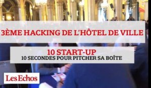 Hacking de l'Hôtel de Ville: 10 Start-up, 10 pitchs, 10 secondes