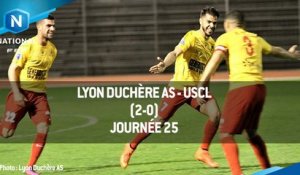 J25 : Lyon Duchere AS - USCL (2-0), le résumé