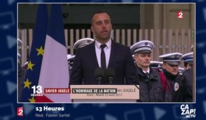 Le poignant discours du compagnon du policier tué sur les Champs-Elysées