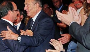 Hollande déménage chez Jacques Chirac