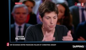 François Fillon : sa vive altercation avec Christine Angot dans l’Émission politique (Vidéo)