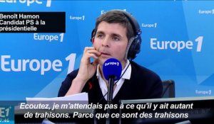 Hamon ne s'"attendait pas à autant de trahisons"