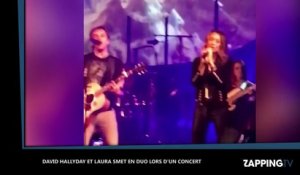Johnny Hallyday: Laura Smet et David Hallyday se retrouvent sur scène (Vidéo)