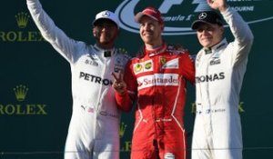Classements du Grand Prix F1 d'Australie 2017 - Infographie