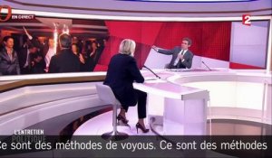 Présidentielle : la charge de Marine Le Pen contre France 2 et David Pujadas