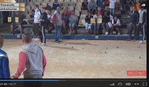 6 carreaux à la suite pour ce 16ème de finale de Bourg-Saint-Andéol : Hatchadourian VS Romanello