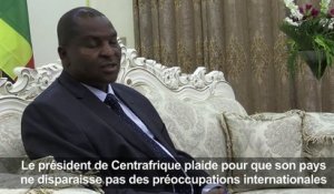 La Centrafrique ne doit pas être oubliée, plaide son président