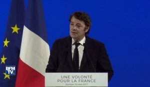 Baroin s'en prend à Macron, "un clone de Hollande, en plus jeune et moins expérimenté"
