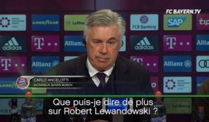 26e j. - Ancelotti : "J'ai la chance d'avoir Lewandowski"