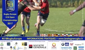 RUGBY EUROPE U18 CHAMPIONSHIP 2017 - PROD1 - Pont L'Abbé / Concarneau