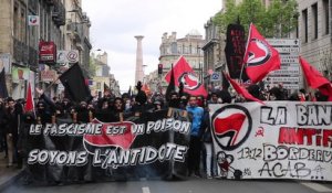Manifestation anti-FN à Bordeaux