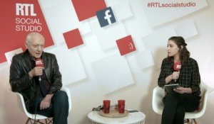 Nicolas Domenach et Marie-Pierre Haddad dans le Social Studio de RTL, le 3 avril 2017