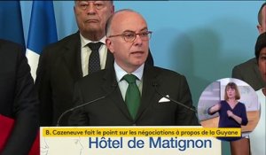 Bernard Cazeneuve rejette la demande "irréaliste" des grévistes guyanais après une réunion interministérielle