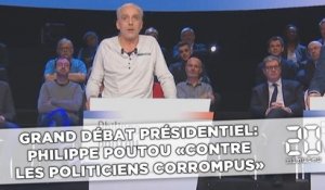 Grand débat présidentiel: Philippe Poutou «contre les politiciens corrompus»