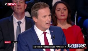 Nicolas Dupont-Aignan : "Un candidat doit avoir un casier judiciaire vierge"