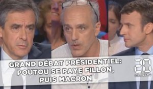 Grand débat présidentiel: Poutou se paye Fillon, puis Macron