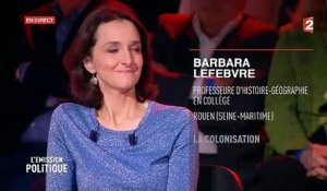 Une prof qui a débattu avec Emmanuel Macron dans "L'émission politique" de France 2 hier soir au coeur d'une polémique