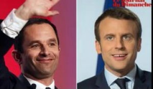 Qui sont les soutiens de Macron et de Hamon ?