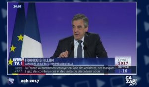 François Fillon s'exprime sur sur son enfarinage : "J'espère au moins que la farine était française"