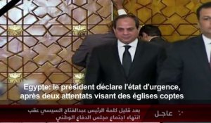 Egypte: Sissi déclare l'état d'urgence pour trois mois