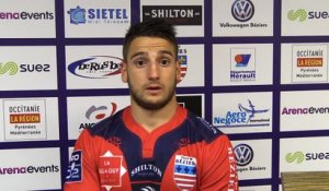 J27 PRO D2 - Après match ASBH - Montauban : réaction de Lucas Daminiani