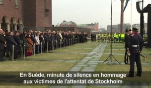 Stockholm: minute de silence pour les victimes de l'attentat