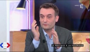 C à Vous : Florian Philippot agacé par les "délires" d'Anne-Sophie Lapix